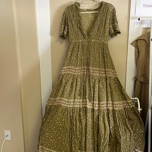 FREE PEOPLE Cottage Core Maxi Dress